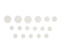 Ujjdwiurgh 17Pcs Pads de Clarinette en cuir remplacement pour Exquisite Instrument a vent