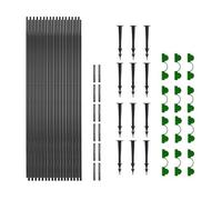 Ujjdwiurgh 18 Cerceaux de Jardin pour Tunnel de Filet, Cerceaux de Jardin, Cadre de Serre, Tunnel Flexible, Arceaux de Protection des Cultures