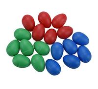 Ujjdwiurgh 18Pcs Shakers D'Oeufs en Plastique Shakers de Musique pour Les Enfants Maracas Oeufs Percussion