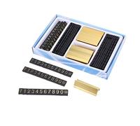 Ujjdwiurgh 19 groupes en métal doré, chiffres arabes ensemble étiquettes de prix