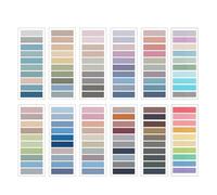 Ujjdwiurgh 2 400 Onglets Autocollants, 120 Onglets Autocollants Inscriptibles en Couleurs pour Classeurs, Onglets D'Annotation, Marqueurs de Page, Classer des Fichiers