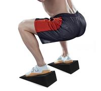 Ujjdwiurgh 2 Blocs de Yoga Compensés, Planche Inclinée Extensible, Support pour Poignet et Bas Du Dos pour Exercices, Gym, Fitness
