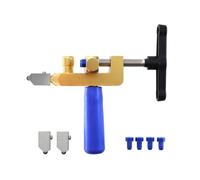 Ujjdwiurgh 2-En-1 Coupe-Carreaux en Céramique et Verre Outil à Main Portable de Construction Ensemble de Coupe-Verre Diamant pour la Coupe de Carreaux