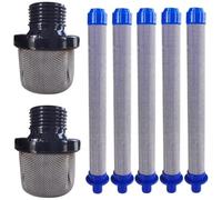 Ujjdwiurgh 2 Filtres D'Admission de Rechange 288716 3/4 avec 5 Filtres de Pulvérisateur 288749 60Mesh SG2/SG3 pour Pulvérisateurs de Peinture Sans Air