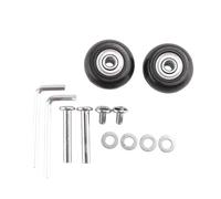 Ujjdwiurgh 2 jeux de roues de rechange pour valises - Outil de réparation de luxe OD 35 mm