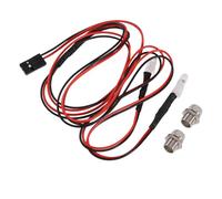 Ujjdwiurgh 2 LED LumièRe LumièRe Voiture Queue LumièRe pour C14 C24 B14 B24 B16 B36 Q60 Q61 Q62 Q63 Q64 Q65 RC Camion