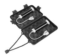 Ujjdwiurgh 2 Pack Barbecue de Barbecue Magnetique 360 degres Reglable Barbecue Aux Intemperies en Plein air de Barbecue Accessoires BBQ Outils Ensemble