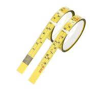 Ujjdwiurgh 2 Paquets de à Mesurer Auto-Adhésif en Acier, Lecture de Droite à Gauche 200 cm ou 78 Pouces à Règle Impérial et Métrique