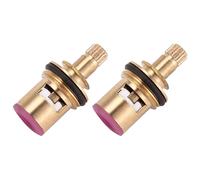 Ujjdwiurgh 2 Pcs 1/2 Pouce 20 Dents En Céramique Disque Cartouche Quart De Tour Remplacement De La Soupape Chaud Froid