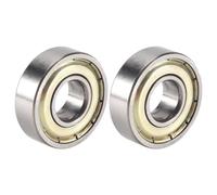 Ujjdwiurgh 2 Pcs 6000Z/6000ZZ Double Blinde Scelle Rainure Profonde Roulements à Billes 26mm x 10mm x 8mm