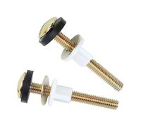 Ujjdwiurgh 2 Pcs Kit de Fixation de Siège de Toilette Universel Robuste, Vis de Remplacement et Boulons pour les Sièges de Toilette