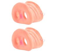 Ujjdwiurgh 2 Pcs Simulation Porc Nez Avec Avec elastique Bande Costume Animal Masque Holloween Partie Prop Halloween Costumes