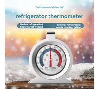 Ujjdwiurgh 2 Pcs Thermomètre de Réfrigérateur 20℃～20℃/-20℉～80℉ Thermomètre Analogique pour Réfrigérateur Grand Cadran avec Indicateur Rouge