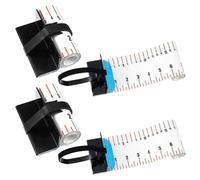 Ujjdwiurgh 2 Pièces 47 Pouces Règle de Pêche à Mesurer Outil de Pêche pour Bateau Étanche Portable Enroulable Règle Pliante avec Planche de Protection