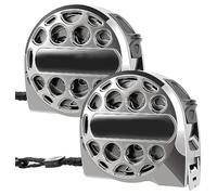 Ujjdwiurgh 2 Pièces 5M/16FT Règle Métrique Rétractable Anticorrosion en Acier Inoxydable, Mesure Résistante à L'Usure Échelle Double Face Installation Facile