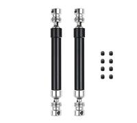 Ujjdwiurgh 2 PièCes Arbre D'EntraîNement CVD en MéTal 110-160Mm pour 1/10 Perceuse à TéLéCommandéE SCX10 90046 Trx4, Noir