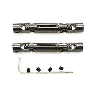 Ujjdwiurgh 2 PièCes Arbre D'EntraîNement en MéTal CVD pour D12 C14 C24 B16 B36 B24 MN D90 MN99S MN-90 TéLéCommandéE Voiture Mise à Niveau PièCes Accessoires
