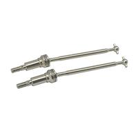 Ujjdwiurgh 2 PièCes Arbre D'EntraîNement en MéTal CVD QWJ01 pour Xinlehong Q901 Q902 Q903 9130 9136 9137 1/16 PièCes de Rechange de Voiture TéLéCommandéEs