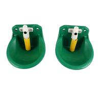 Ujjdwiurgh 2 PièCes BéTail Mouton ChèVre Abreuvoir Bol d'eau BéTail Mouton Chien éQuipement d'alimentation Animaux de la Ferme