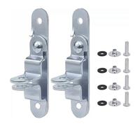 Ujjdwiurgh 2 Pièces Cargo Remorque Porte Moraillon Gardien Poignée de Verrouillage Fermé Voiture Transporteur pour Rampe Cargo Remorque Porte Moraillon Loquet Serrure