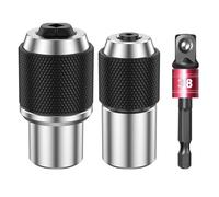 Ujjdwiurgh 2 Pièces, Clé à Cliquet à Douille pour Taraud, Entraînement 3/8 Pouces, Outil Manuel, Extracteur de Tarauds 6-1/4 Pouces, 1/4 Pouces-1/2 Pouces