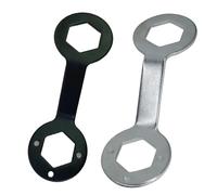 Ujjdwiurgh 2 Pièces Clé à Molette 36mm 38mm Roue Ondulée Machine à Laver Outil de Dénudage pour le Nettoyage des Appareils Ménagers Clé Hexagonale