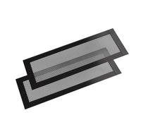 Ujjdwiurgh 2 Pièces Couvercle de Ventilation Magnétique au Sol 4x10 Pouces Couvercle D'Écran de Ventilation D'Air en PVC pour Mur Plafond Sol Capture les Débris Durables Installation Facile