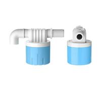 Ujjdwiurgh 2 Pièces de Vanne à Flotteur Automatique, Interrupteur de Contrôle Du Niveau D'Eau, Entrée D'Eau Horizontale Installée à L'Intérieur Du Réservoir de la Tour, Entrée D'Eau Latérale