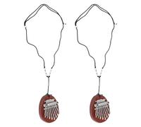 Ujjdwiurgh 2 PièCes Kalimba Piano à Pouce 8 Touches Mini Pouce Piano Doigt Piano Mini Kalimba Pouce Piano pour Enfant Adulte Instrument Accessoire