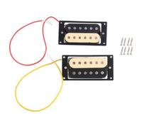 Ujjdwiurgh 2 PièCes Micros de Guitare éLectrique 50/52 Micros de Guitare éLectrique à Double Bobine Humbucker Face ZèBre