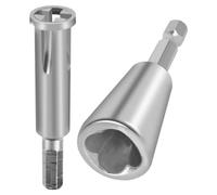 Ujjdwiurgh 2 PièCes Outil de Torsion de 1/4 Pouces Tige Hexagonale DéNudeur de Câble et Outil de Torsion Outil de Connecteur de Torsion de Câble pour de Câble