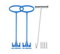 Ujjdwiurgh 2 Pièces Panier Filtrant Poignée D'Élimination des Scories Crochet de Panier D'Écumoire de Piscine, pour Les Paniers D'Écumoire pour L'Élimination des Débris