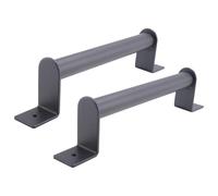 Ujjdwiurgh 2 PièCes PoignéE de Traction de Porte de Grange Coulissante en Acier au Noir pour Porte de Grange Coulissante Kit de MatéRiel de Garages