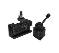 Ujjdwiurgh 2 PièCes SéRies 250-001 Outil de Changement Outil de Tournage et 250-000 Cale D'Outils de Changement Outil de Tour Porte-Couteau