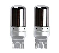 Ujjdwiurgh 2 PièCes SéRies Chrome 7440 T20 144SMD Canbus sans Erreur LED Lampe Ampoule Clignotants LumièRe