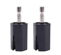 Ujjdwiurgh 2 PièCes SéRies Enrouleur de Corde Extracteur de Cheville de RéGlage Remplacer Perceuse éLectrique pour Guitare Basse Kit D'Outils de RéParation