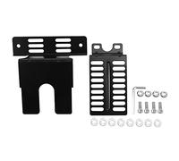 Ujjdwiurgh 2 Pièces Séries Ensemble de Support de Moteur de Rôtissoire en Acier Inoxydable Plaques de Support de Moteur de Barbecue Universel Outils de Barbecue de Camping en Plein Air