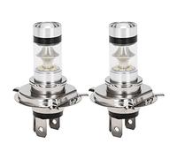 Ujjdwiurgh 2 PièCes SéRies H4 9003 HB2 LED Ampoules de Phare de Moto HID Hi et Low Beam 6500K Blanc Puissance