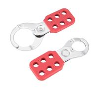 Ujjdwiurgh 2 PièCes SéRies Lock Out Tag Out Lock Moraillon de SéCurité Verrouillage Acier Nylon Moraillon Serrure pour éQuipement Industriel