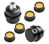 Ujjdwiurgh 2 Pièces Silencieux de Compresseur D'Air à Filetage 1/2 Pouce, Silencieux de Filtre de Compresseur D'Air de 20 mm pour Générateur, Port D'Échappement H-067-1/2