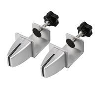 Ujjdwiurgh 2 PièCes Support de Pince Anti-éTernuement Pince de SéParation de Bureau pour Panneaux Acryliques éPais de 1/8 Pouce à 1 Pouce Pince RéGlable en Forme de C