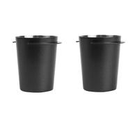 Ujjdwiurgh 2 Pièces Tasse de Dosage de Café en Acier Inoxydable Tasse de Dosage de Café Accessoires de Machine à Café Tasse de Dosage de Café de 53mm pour Machine à Outils de Bricolage