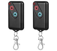 Ujjdwiurgh 2 Pièces Télécommande de Porte de Garage, Émetteur à Distance de Porte de Garage à 2 Boutons MHz Émetteur à Distance de Porte de Garage avec Porte-Clés