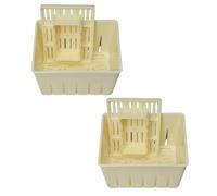 Ujjdwiurgh 2 Pièces Tofu-Presse Moule de Qualité Alimentaire PP Bricolage Maison Tofu-Maker Pressage Moule Kit Outil de Cuisine Tofu-Boîte Tofu-Presse Moule Kit Facile à Utiliser