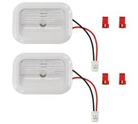 Ujjdwiurgh 2 Pièces W10695459 W10843353 W11683243 pour Composant de Module D'Éclairage LED de Réfrigérateur, Remplacer W10660728 W10279030 W11205083