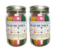 Ujjdwiurgh 2 Pots de Versets Bibliques pour Émotions et Sentiments, Versets Bibliques dans un Pot, Pot D'Écritures, Encouragement de Dieu, Demande de Prière et Facile à Utiliser