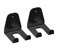 Ujjdwiurgh 2 Supports pour Haltères, Support Mural à Double Crochet pour Garage, Salle de Sport, Support Vertical pour Haltères, Accessoire de Gym Commercial ou Domestique