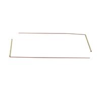 Ujjdwiurgh 2 Tiges de Radiesthésie en Cuivre pour Divination Spirituelle, Tiges de Cuivre Flexibles pour Radiesthésie