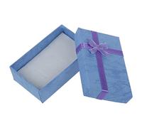 Ujjdwiurgh 2 x Boite a/Boite a cadeau violet avec un noeud de papillon