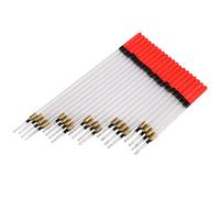 Ujjdwiurgh 20 Cristal Remuer Flotteurs de Peche de Poissons Flottants Tige Tube Ensemble